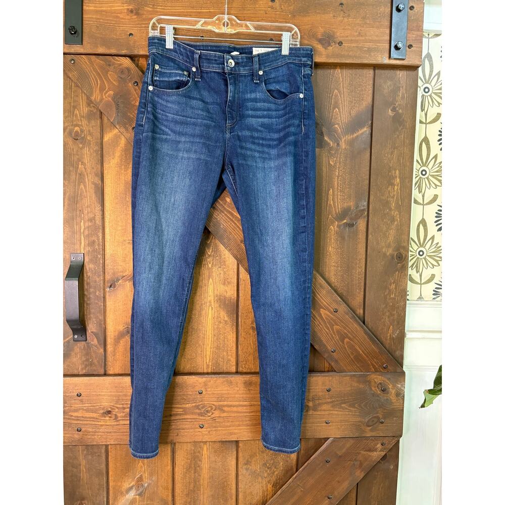 Rag & Bone Jeans Womens 32 Cate Mid Rise Ankle Skinny Blue